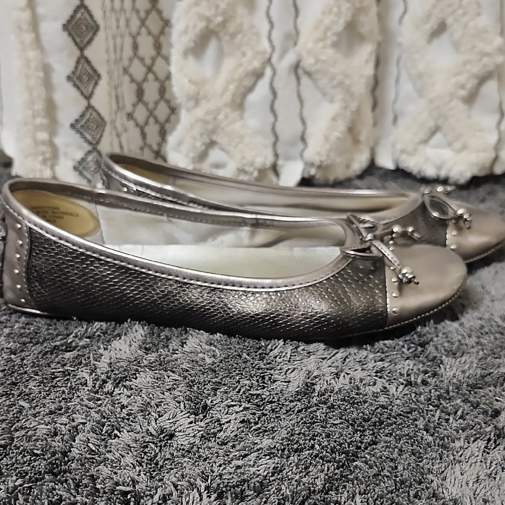 Anne Klein Sport Leather Flats